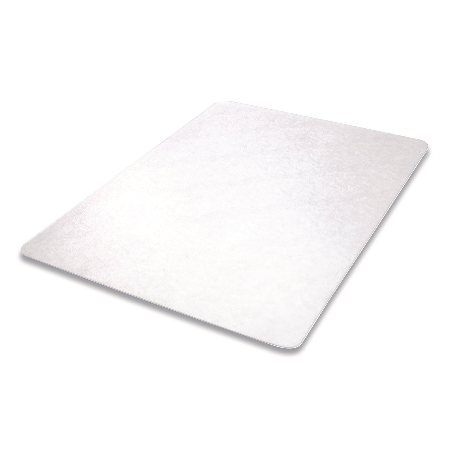 Antimicrobial Chair Mat, Medium Pile Carpet, 60 x 46, Rectangular, Clear