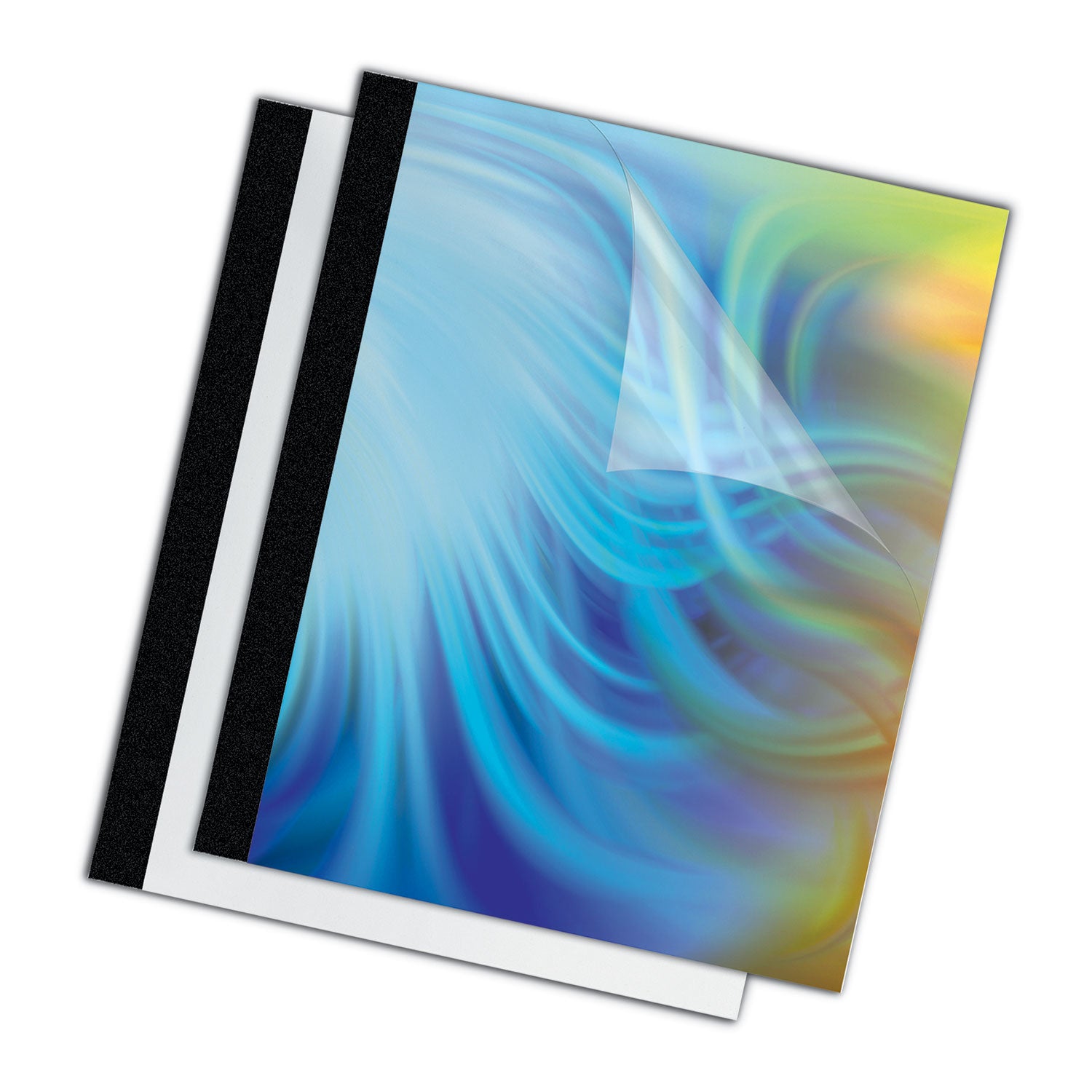 Thermal Binding System Presentation Covers, Clear, 121 to 180 Sheet Capacity, 11 x 8.5, Unpunched, 10/Pack - 