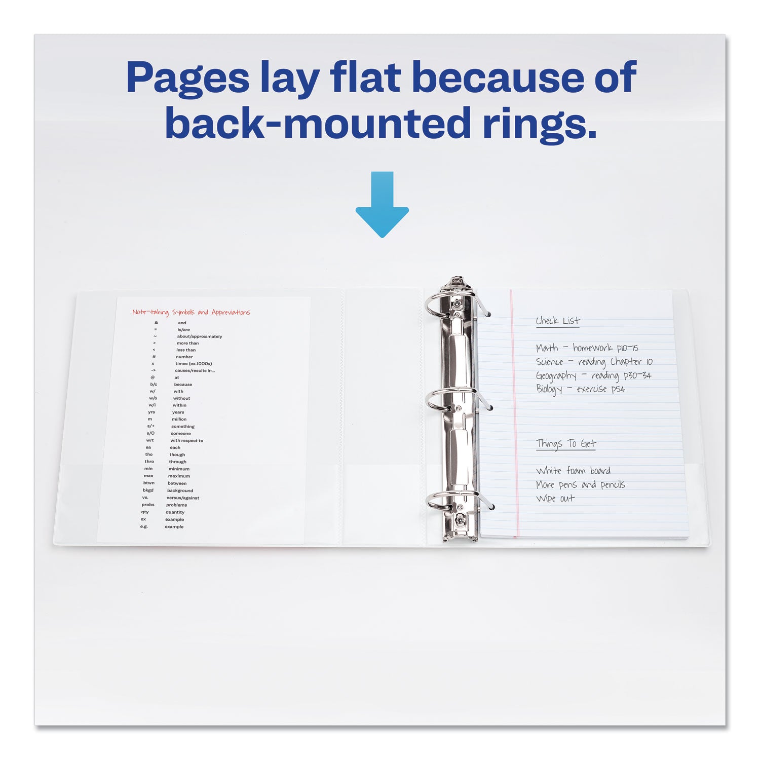 Durable View Binder with DuraHinge and Slant Rings, 3 Rings, 3" Capacity, 11 x 8.5, White, 4/Pack