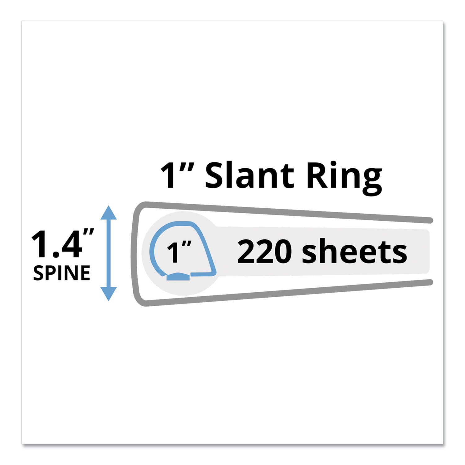 durable-view-binder-with-durahinge-and-slant-rings-3-rings-1-capacity-11-x-85-bright-green_ave34153ea - 2