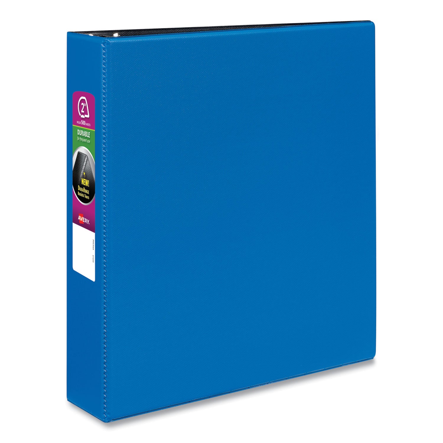 Durable Non-View Binder with DuraHinge and Slant Rings, 3 Rings, 2" Capacity, 11 x 8.5, Blue - 