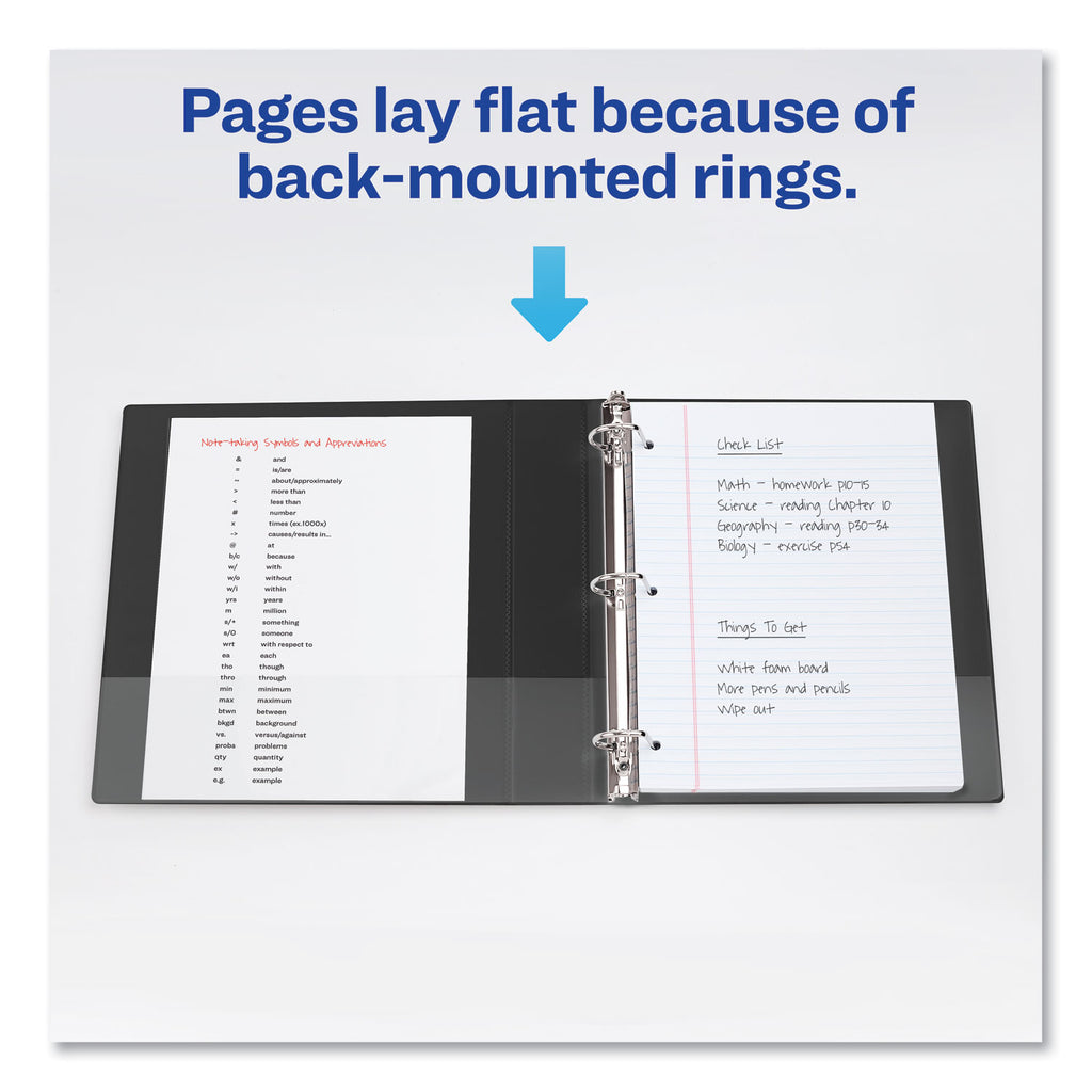 Durable Non-View Binder with DuraHinge and Slant Rings, 3 Rings, 1.5" Capacity, 11 x 8.5, Green