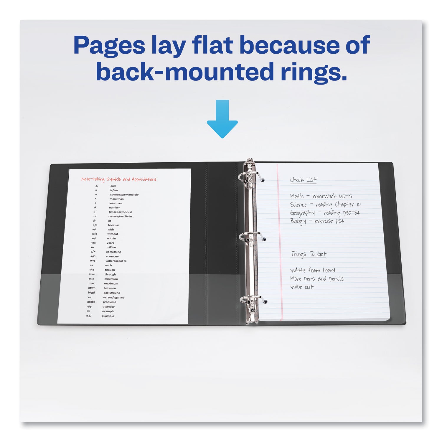 Durable Non-View Binder with DuraHinge and Slant Rings, 3 Rings, 1.5" Capacity, 11 x 8.5, Green