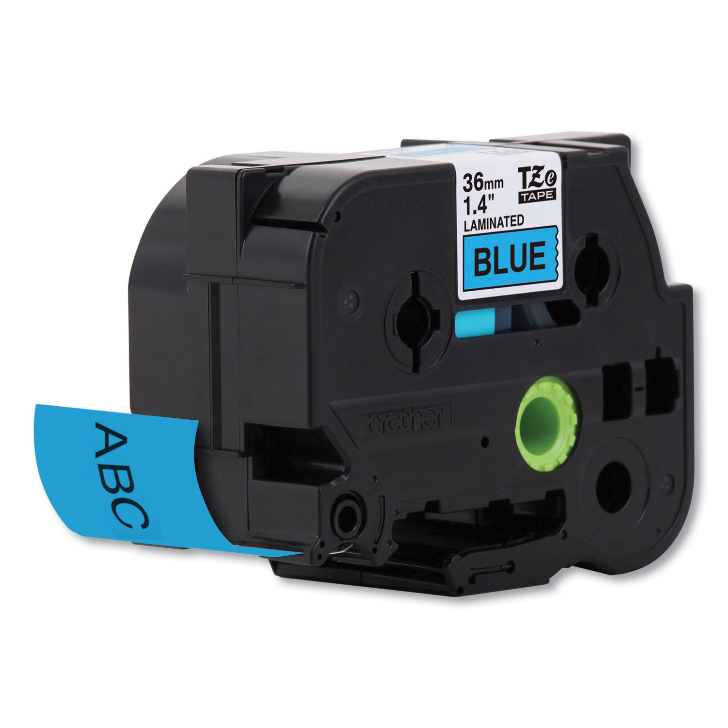 tze-standard-adhesive-laminated-labeling-tape-14-x-262-ft-black-on-blue_brttze561cs - 3