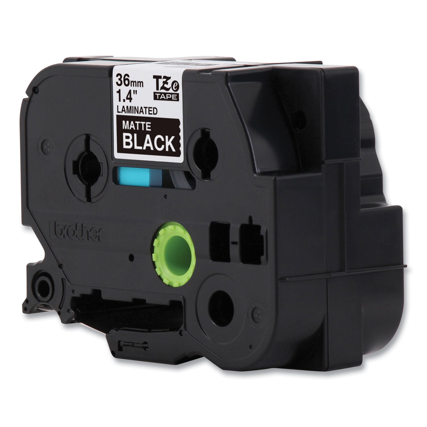 tze-standard-adhesive-laminated-labeling-tape-14-x-262-ft-white-on-matte-black_brttzem365 - 4