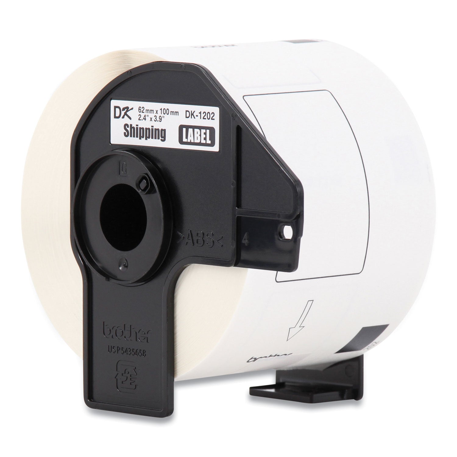 Die-Cut Shipping Labels, 2.4 x 3.9, White, 300 Labels/Roll, 24 Rolls/Pack
