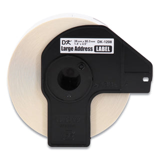 Die-Cut Address Labels, 1.4 x 3.5, White, 400 Labels/Roll, 3 Rolls/Pack