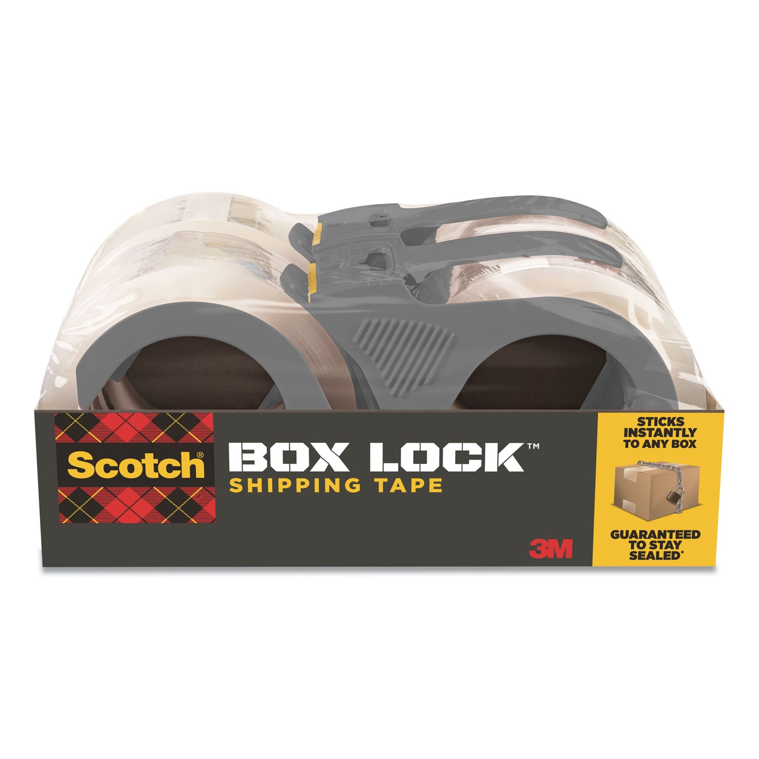 box-lock-shipping-packaging-tape-with-dispenser-3-core-188-x-546-yds-clear-4-pack_mmm39504rd - 1