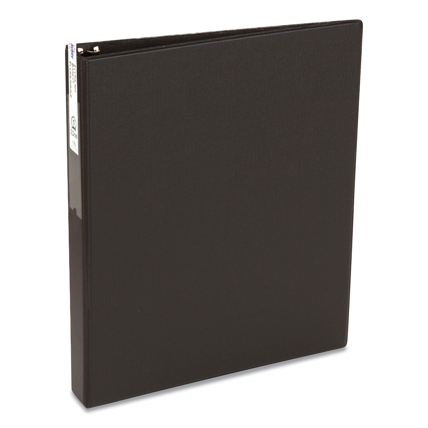 Economy Non-View Binder with Round Rings, 3 Rings, 1" Capacity, 11 x 8.5, Black, (4301) - 
