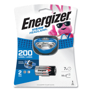 LED Headlight, 3 AAA Batteries (Included), Blue - 