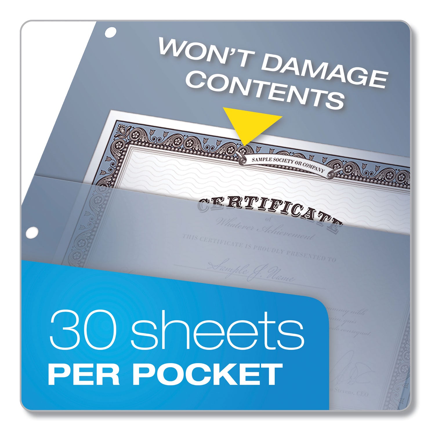 Poly 1-Pocket Index Dividers, 8-Tab, 11 x 8.5, Assorted - 