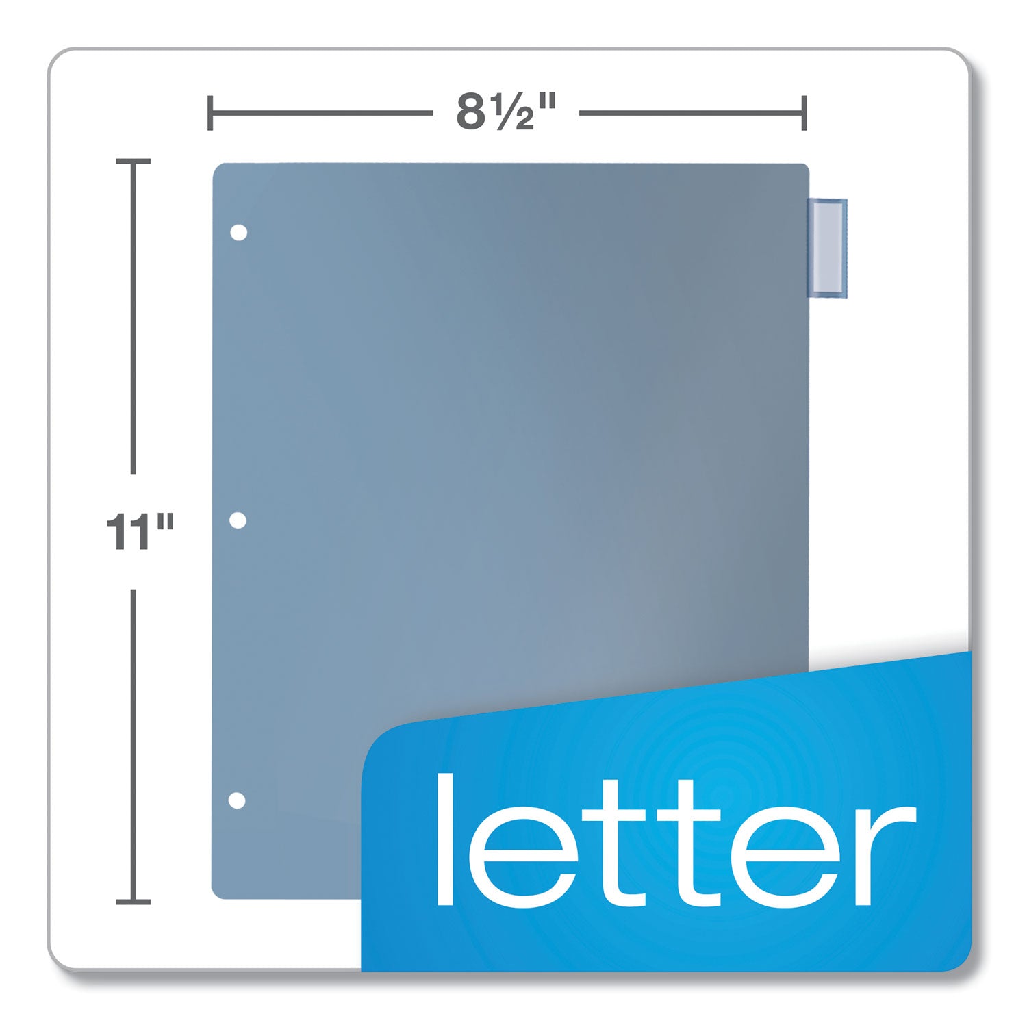 Poly Index Dividers, 5-Tab, 11 x 8.5, Assorted, 4 Sets - 