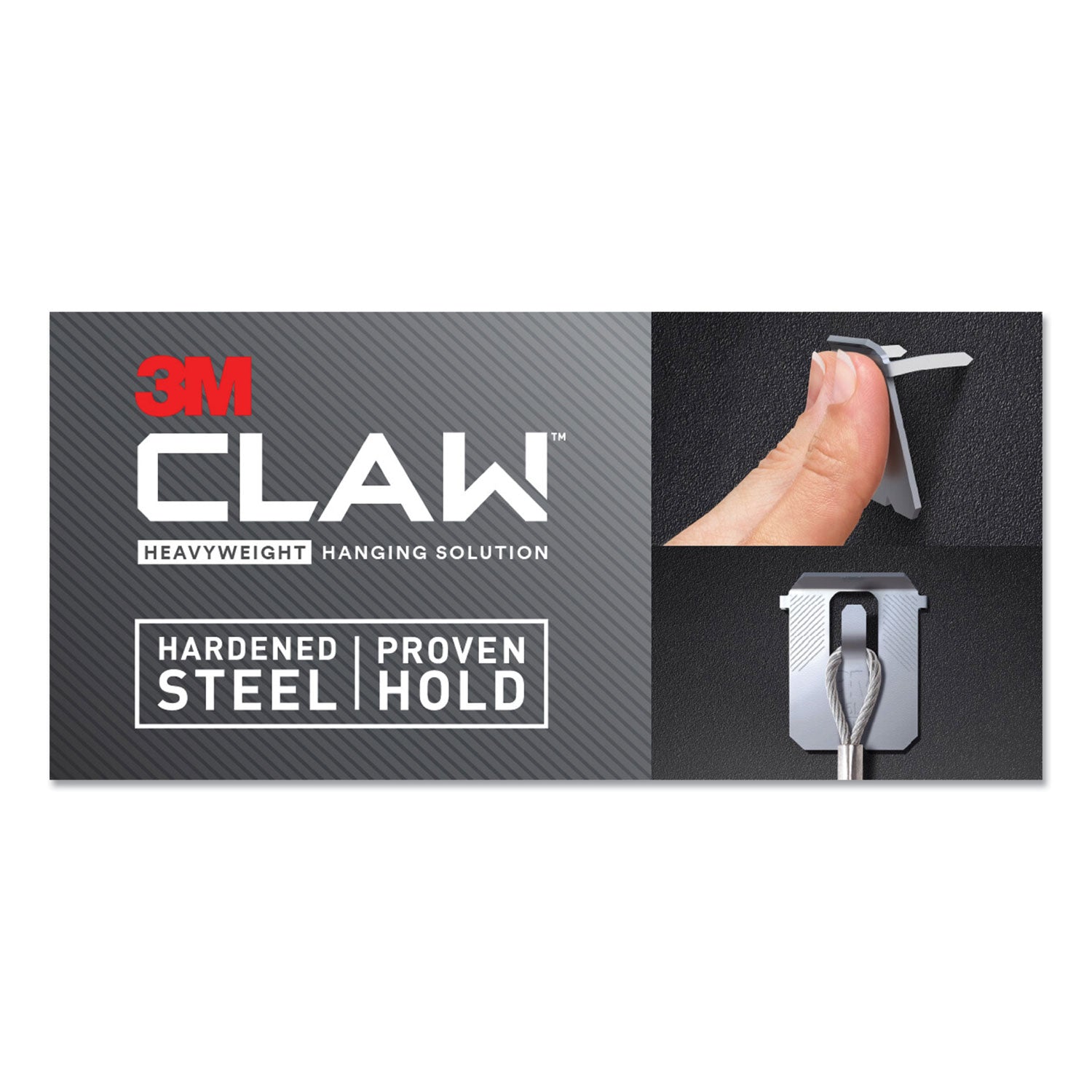 claw-drywall-picture-hanger-stainless-steel-25-lb-capacity-4-hooks-and-4-spot-markers_mmm3ph25m4es - 8