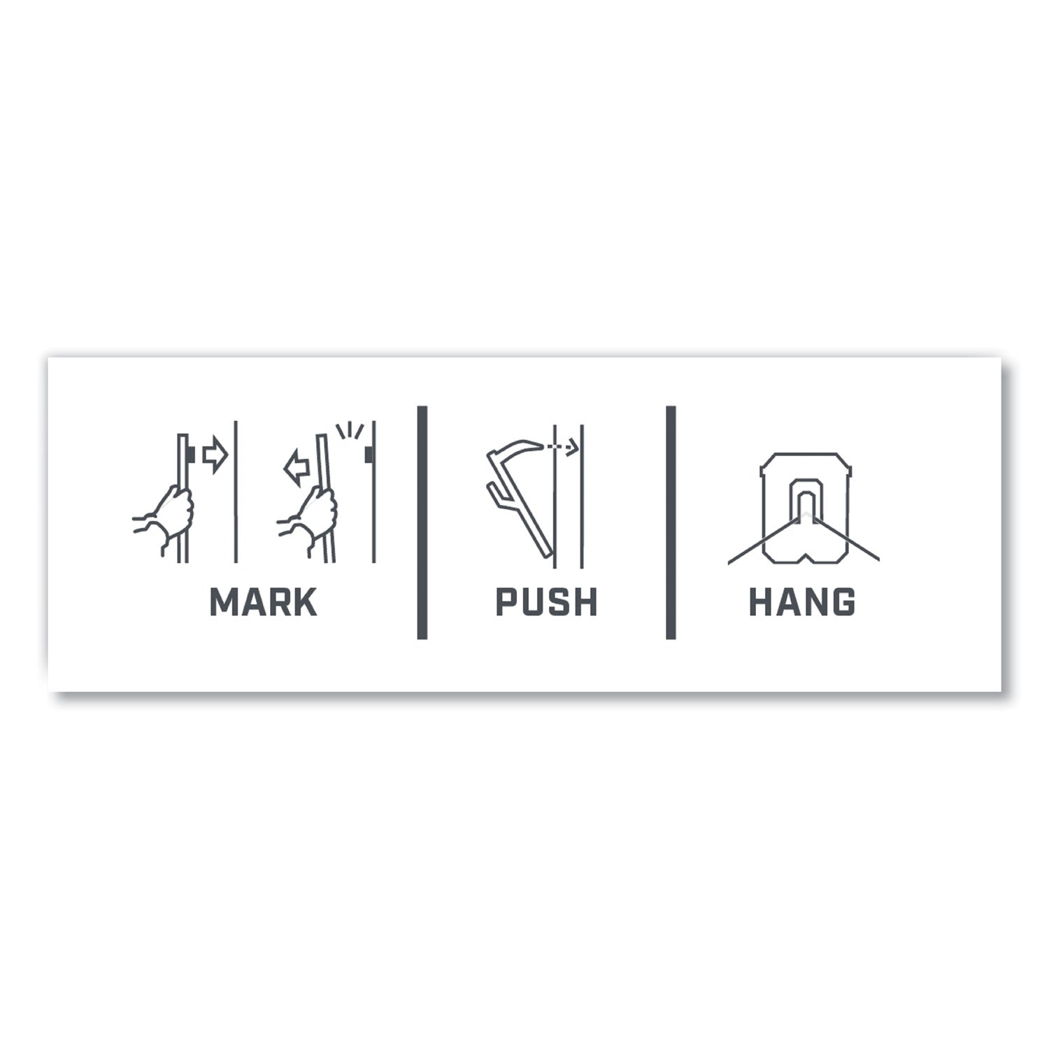 Claw Drywall Picture Hanger, Stainless Steel, 15 lb Capacity, 5 Hooks and 5 Spot Markers