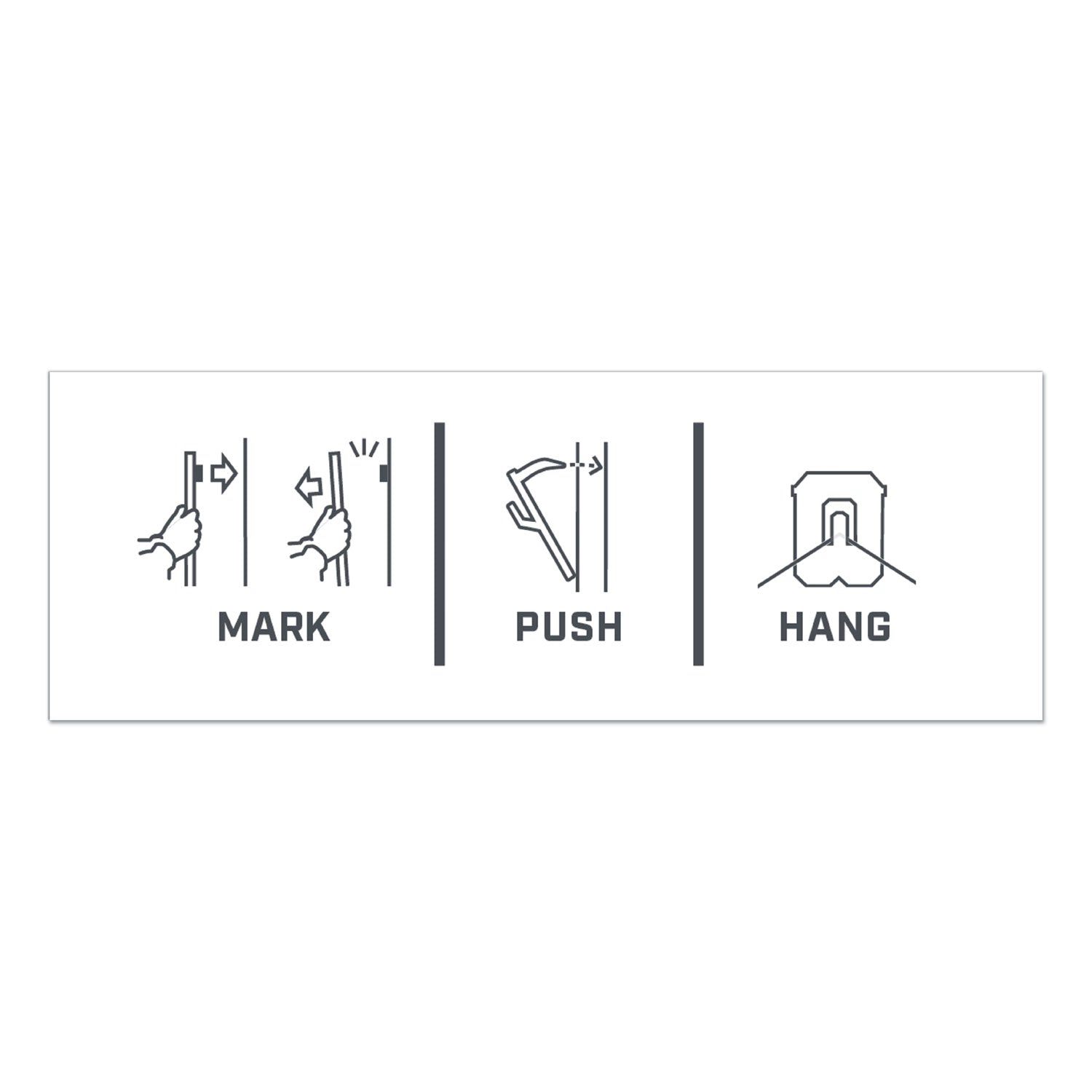Claw Drywall Picture Hanger, Stainless Steel, 25 lb Capacity, 4 Hooks and 4 Spot Markers,