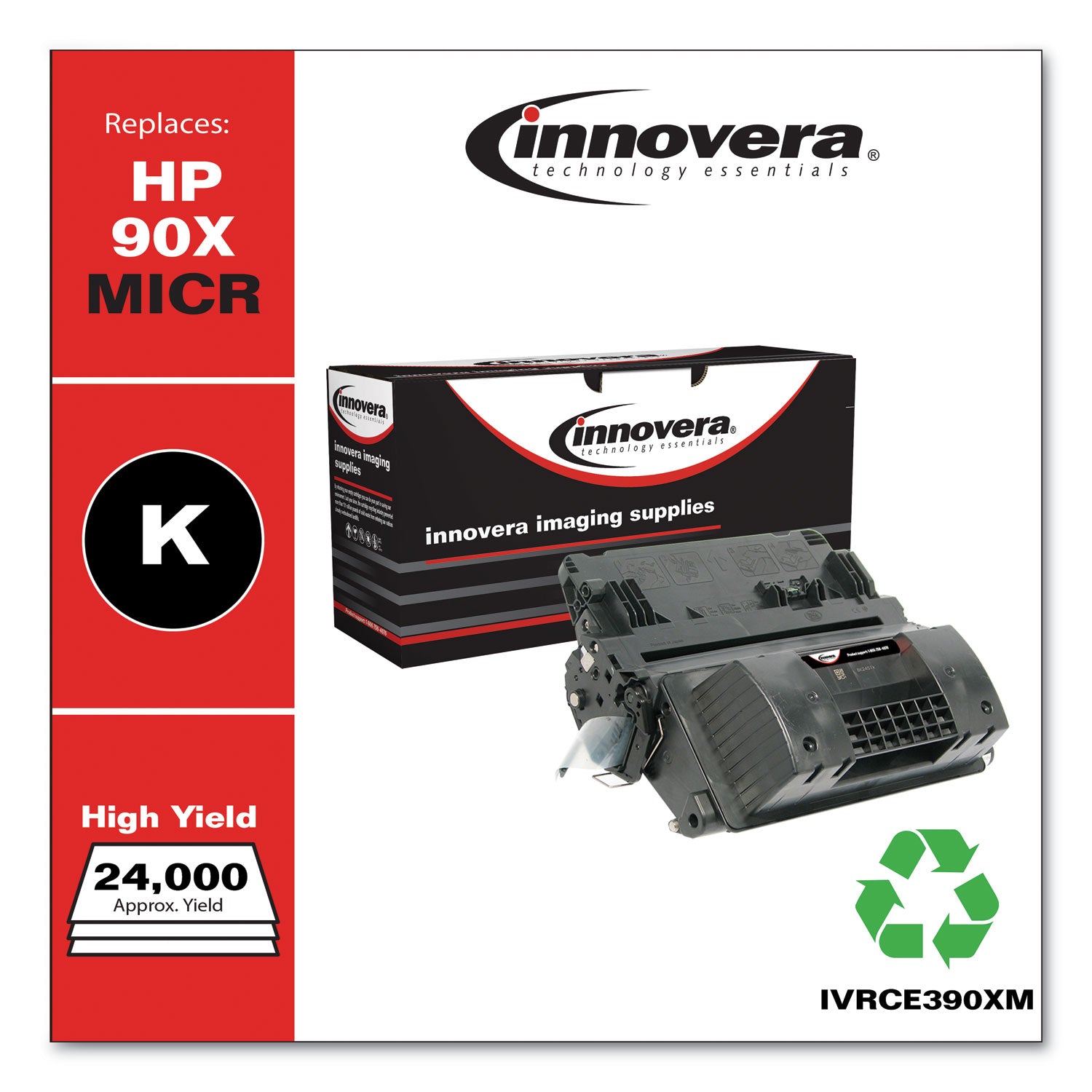 remanufactured-black-high-yield-micr-toner-replacement-for-90xm-ce390xm-24000-page-yield-ships-in-1-3-business-days_ivrce390xm - 2