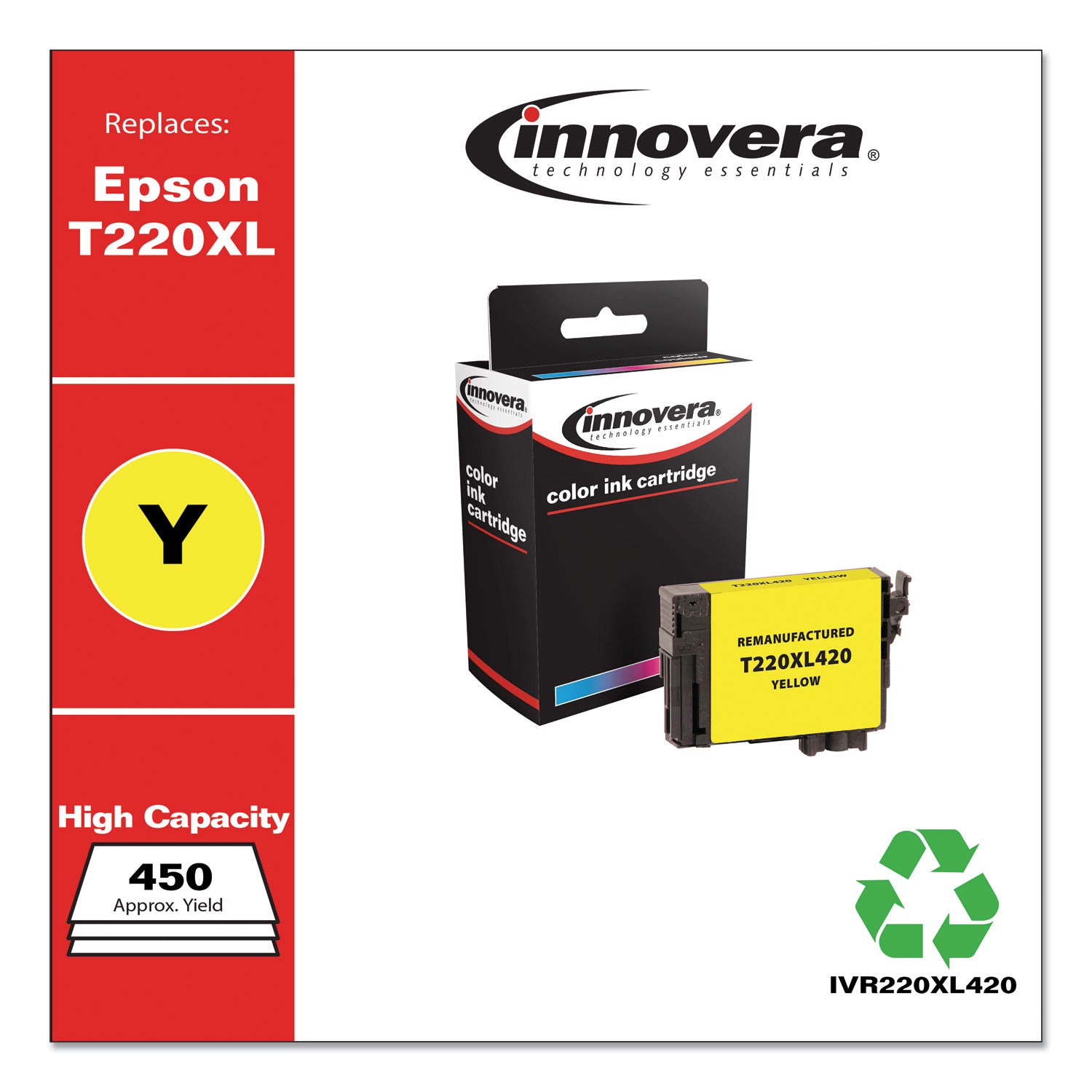 remanufactured-yellow-high-yield-ink-replacement-for-t220xl-t220xl420-450-page-yield_ivr220xl420 - 2