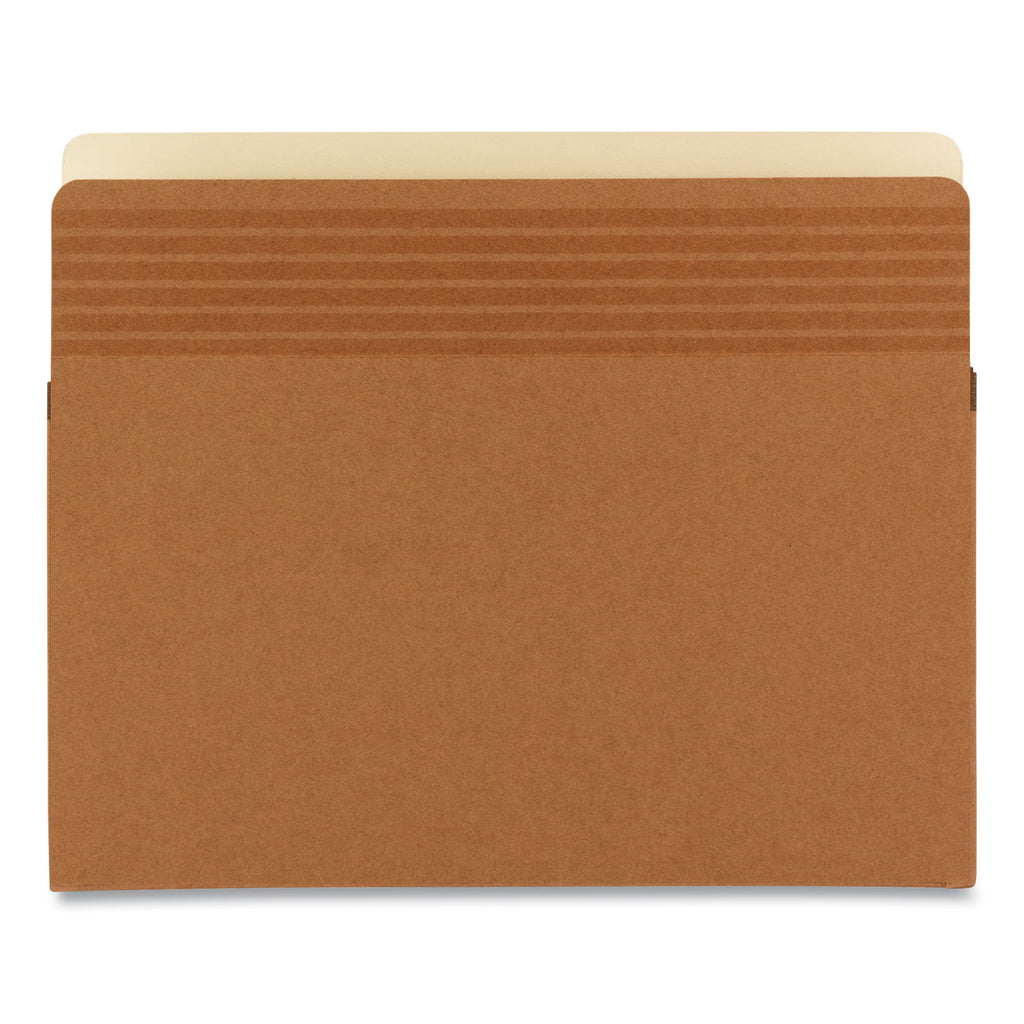 Easy Grip Pockets, 5.25" Expansion, Letter Size, Redrope, 10/Box