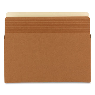 Easy Grip Pockets, 5.25" Expansion, Letter Size, Redrope, 10/Box