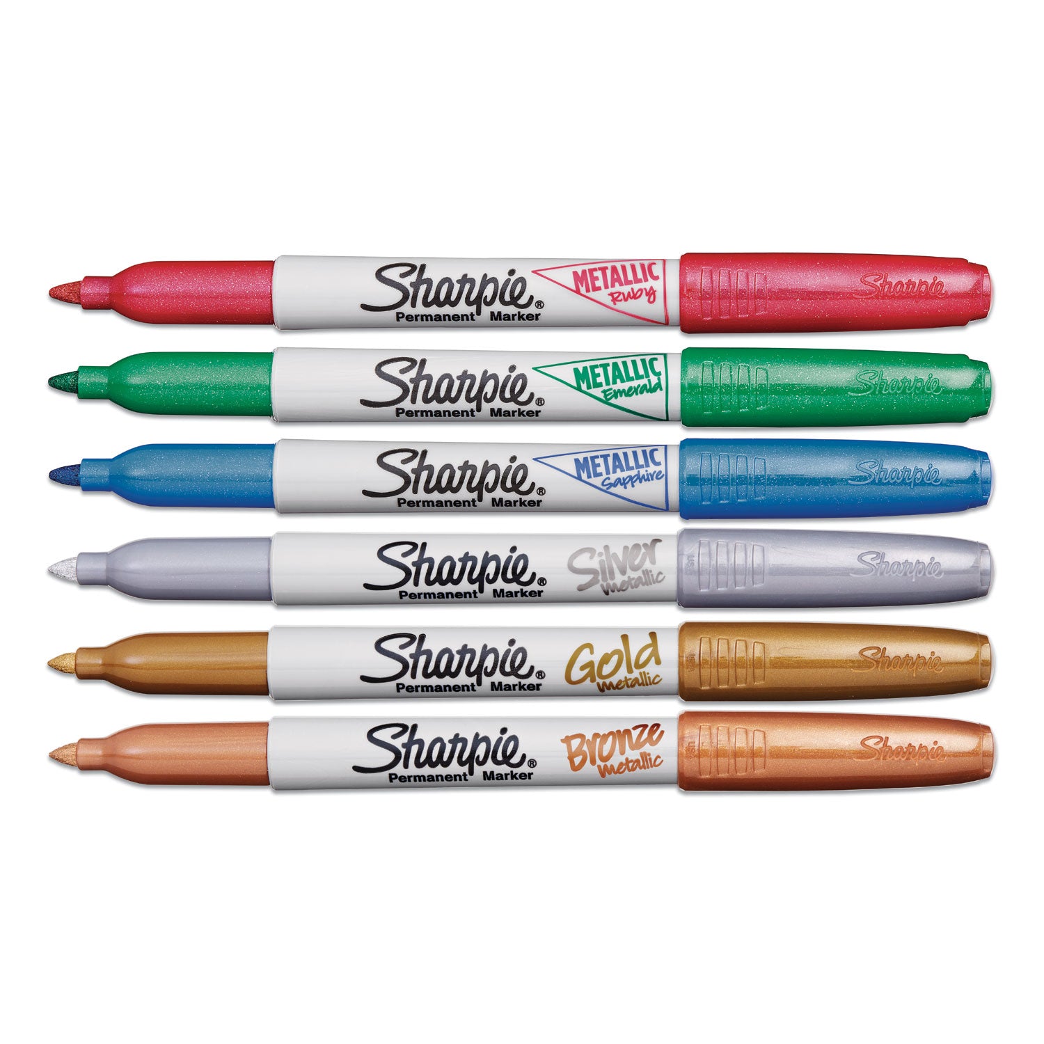 metallic-fine-point-permanent-markers-fine-bullet-tip-blue-green-red-6-pack_san2029678 - 3