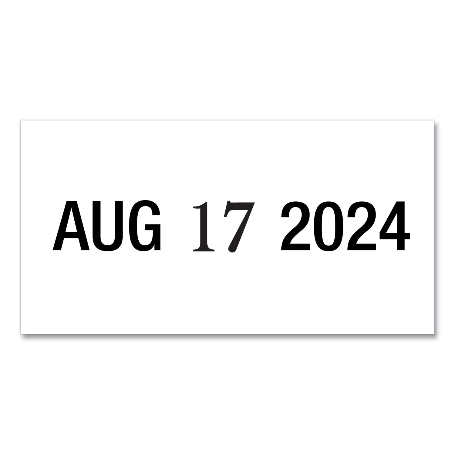 Traditional Date Stamp, 5 Years, 1" x 0.12