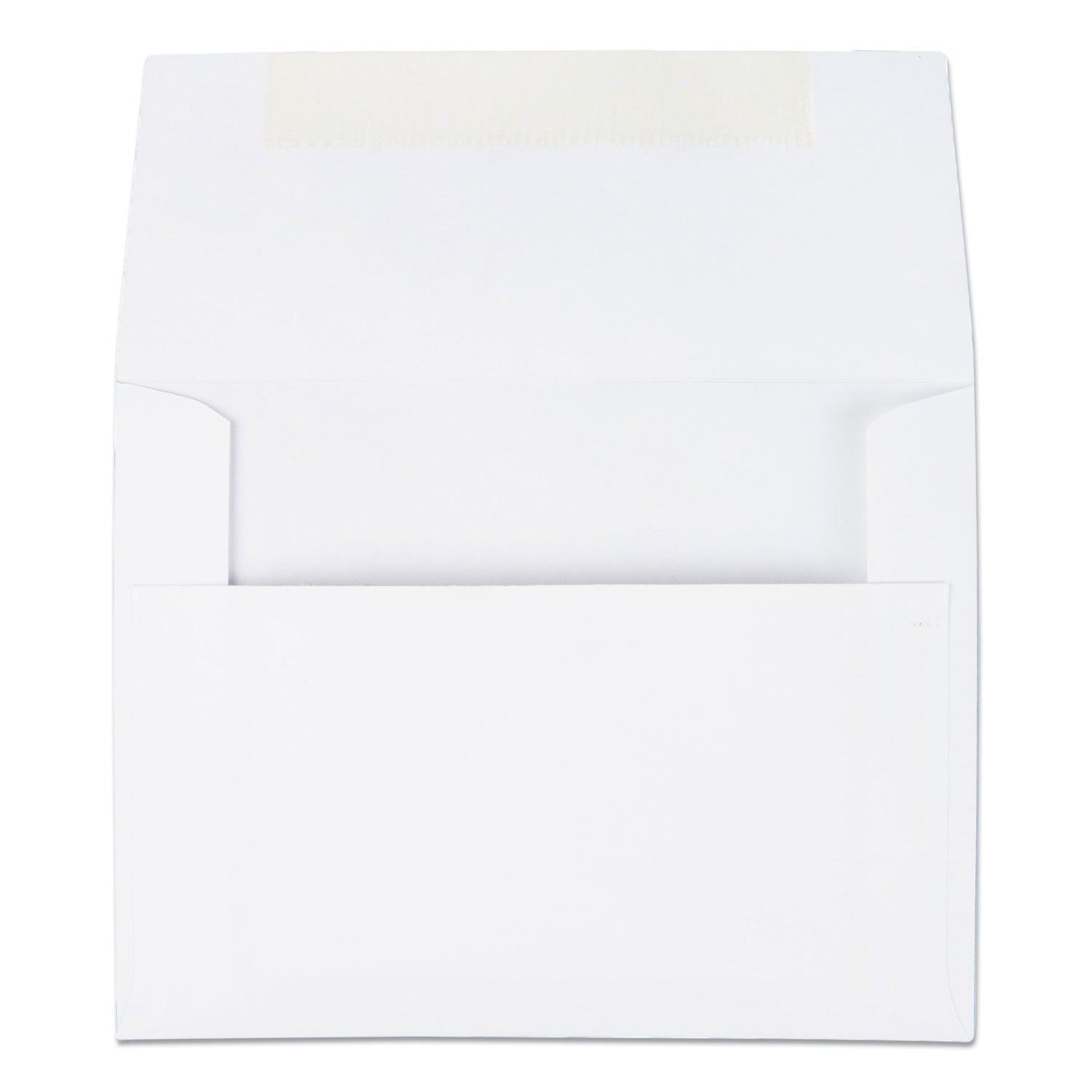 Greeting Card/Invitation Envelope, A-2, Square Flap, Gummed Closure, 4.38 x 5.75, White, 100/Box - 