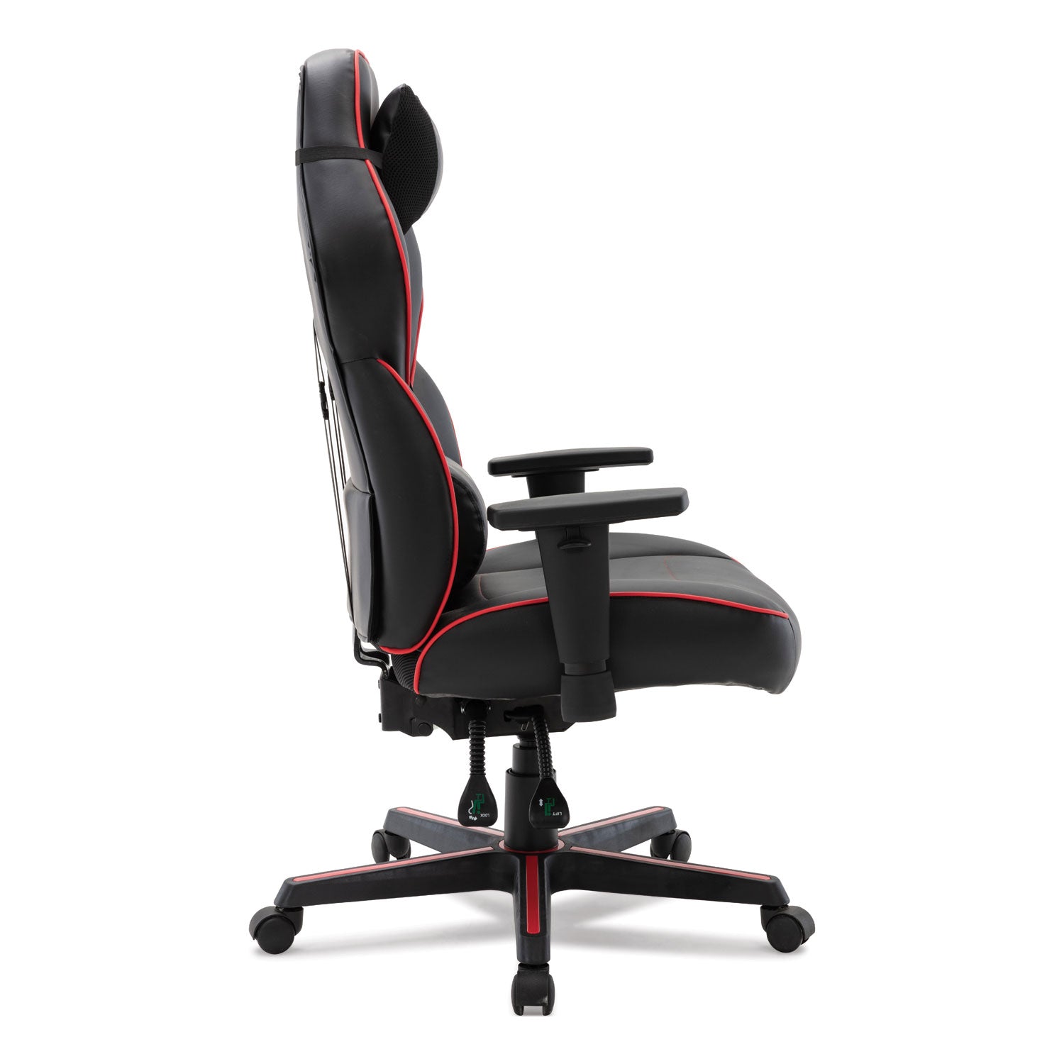 racing-style-ergonomic-gaming-chair-supports-275-lb-1591-to-198-seat-height-black-red-trim-seat-back-black-red-base_alegm4136 - 2