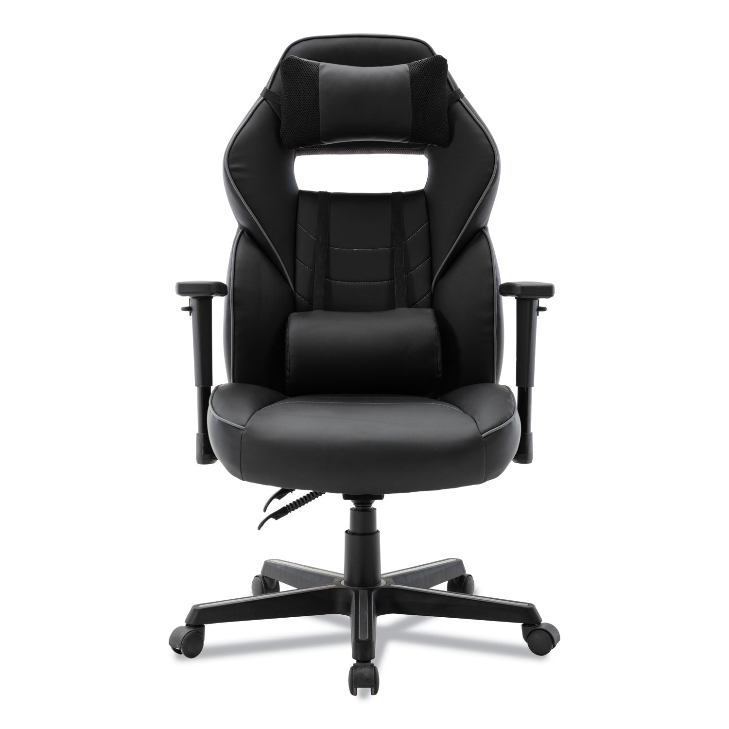 racing-style-ergonomic-gaming-chair-supports-275-lb-1591-to-198-seat-height-black-gray-trim-seat-back-black-gray-base_alegm4146 - 2