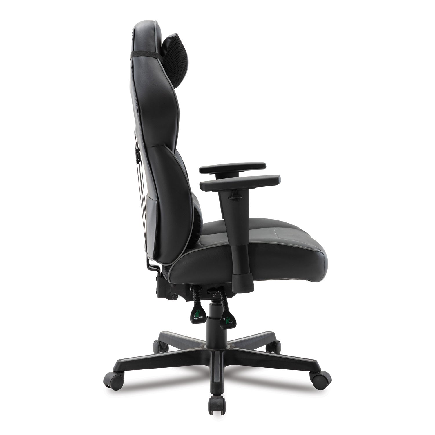racing-style-ergonomic-gaming-chair-supports-275-lb-1591-to-198-seat-height-black-gray-trim-seat-back-black-gray-base_alegm4146 - 5