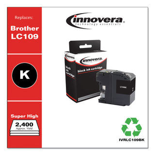 Remanufactured Black Super High-Yield, Replacement for LC109BK, 2,400 Page-Yield