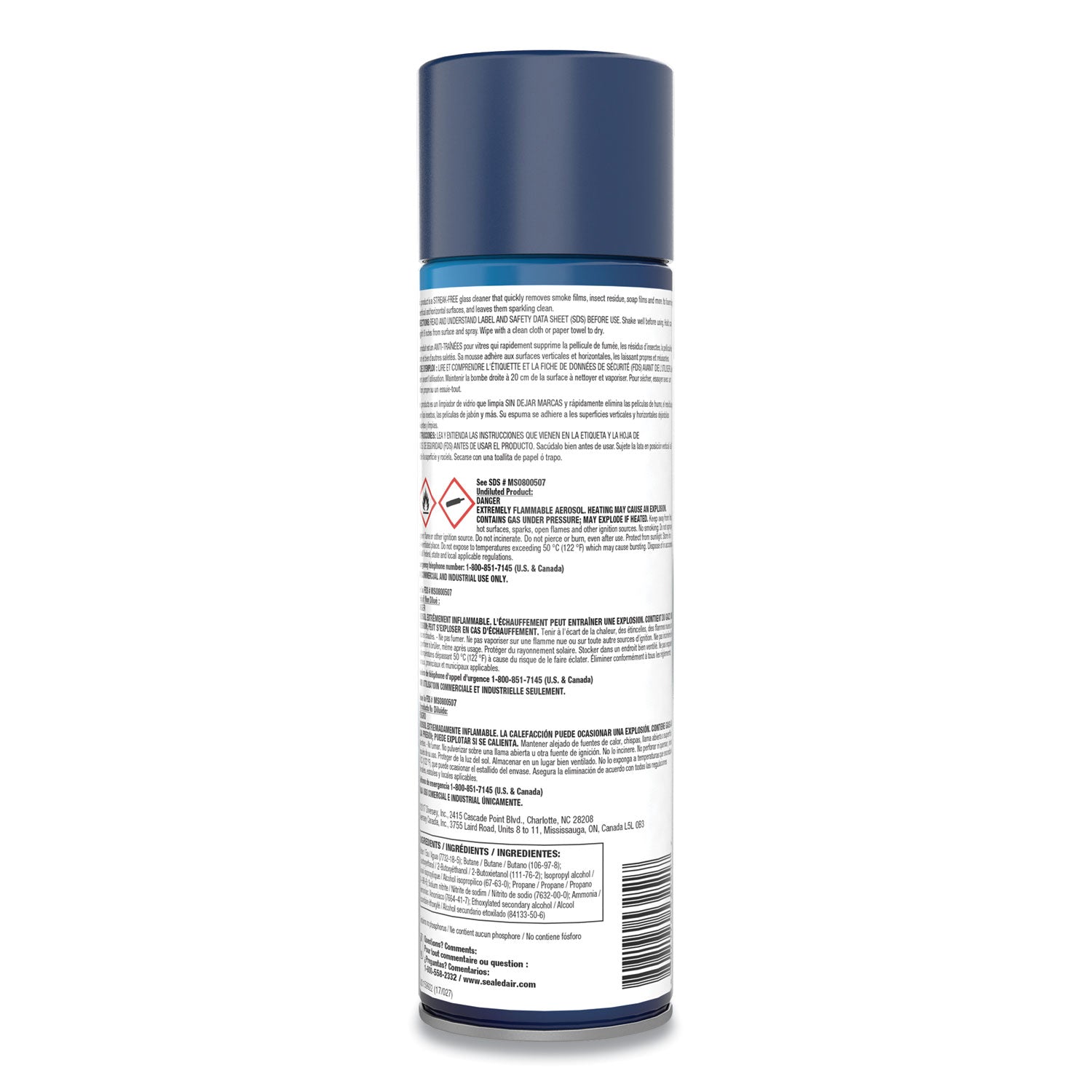 glance-powerized-glass-and-surface-cleaner-ammonia-scent-19-oz-aerosol-spray-12-carton_dvo101109731 - 2