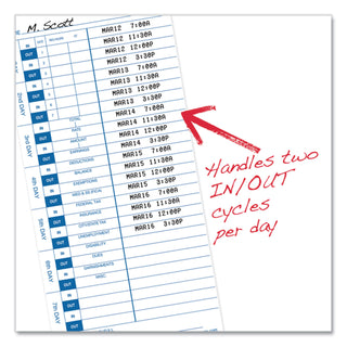 time-clock-cards-for-pyramid-technologies-3000-one-side-4-x-9-100-pack_pti3510010 - 2