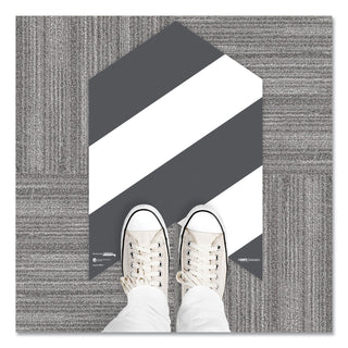 besafe-carpet-decals-new-traffic-pattern-for-your-safety;-please-follow-the-signs-12-x-18-white-gray-7-pack_tab29203 - 4