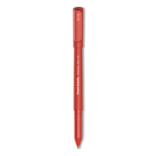 write-bros-ballpoint-pen-stick-fine-08-mm-red-ink-red-barrel-dozen_pap2124517 - 1
