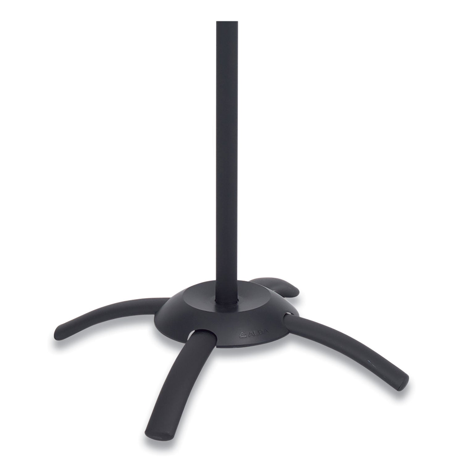 CLEO Coat Stand, Stand Alone Rack, Ten Knobs, Steel/Plastic, 19.75w x 19.75d x 68.9h, Black - 