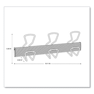 wall-mount-coat-hooks-1811-x-295-x-645-metal-silver-22-lb-capacity_abapmpro3m - 3
