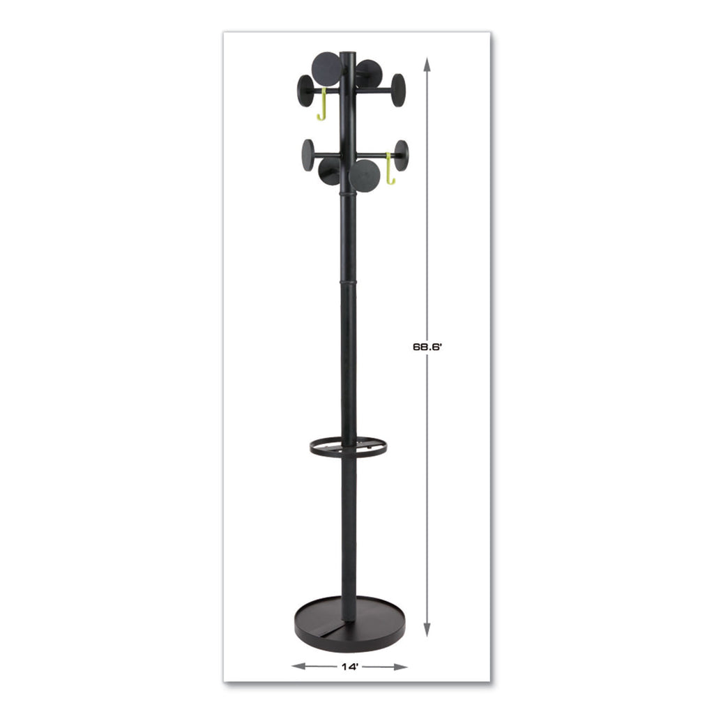 stan3-steel-coat-rack-stand-alone-rack-eight-knobs-15w-x-15d-x-693h-black_abapmstan3n - 5