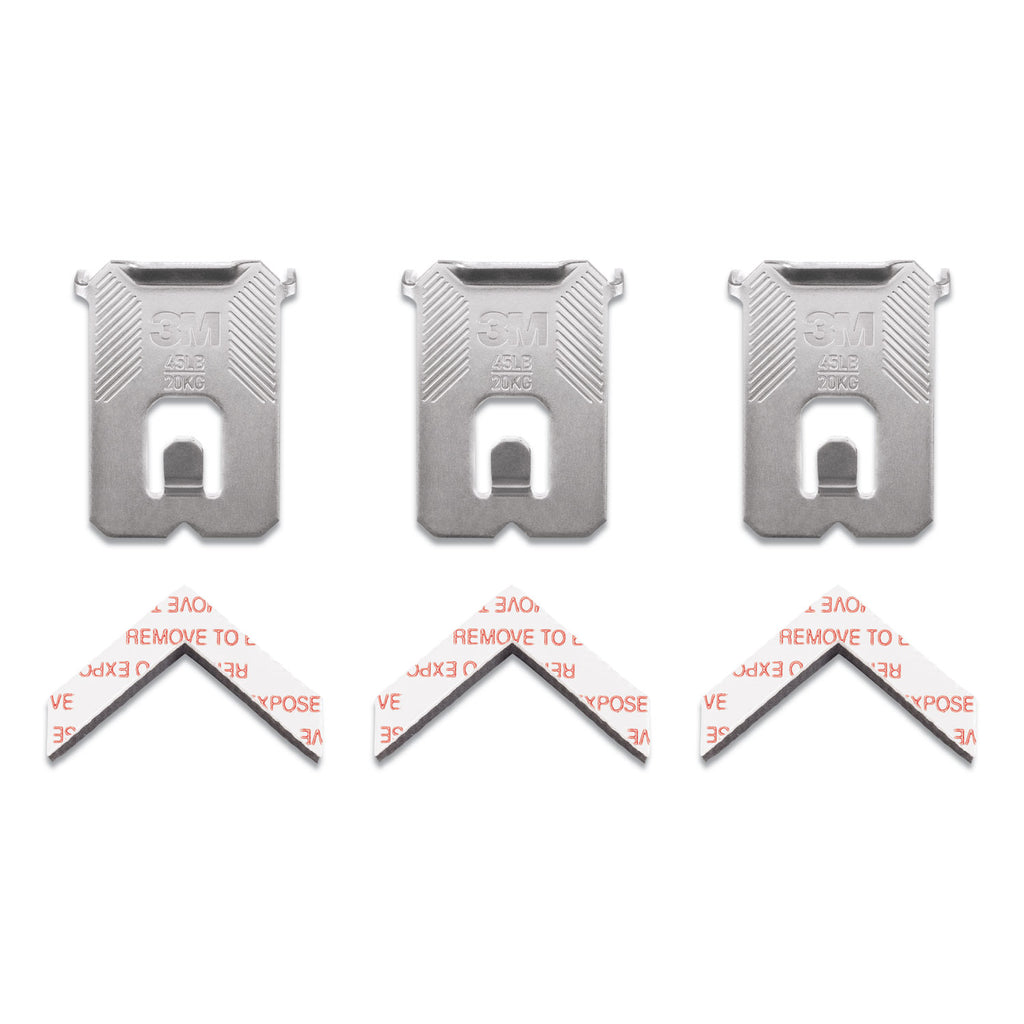 claw-drywall-picture-hanger-stainless-steel-45-lb-capacity-3-hooks-and-3-spot-markers_mmm3ph45m3es - 5