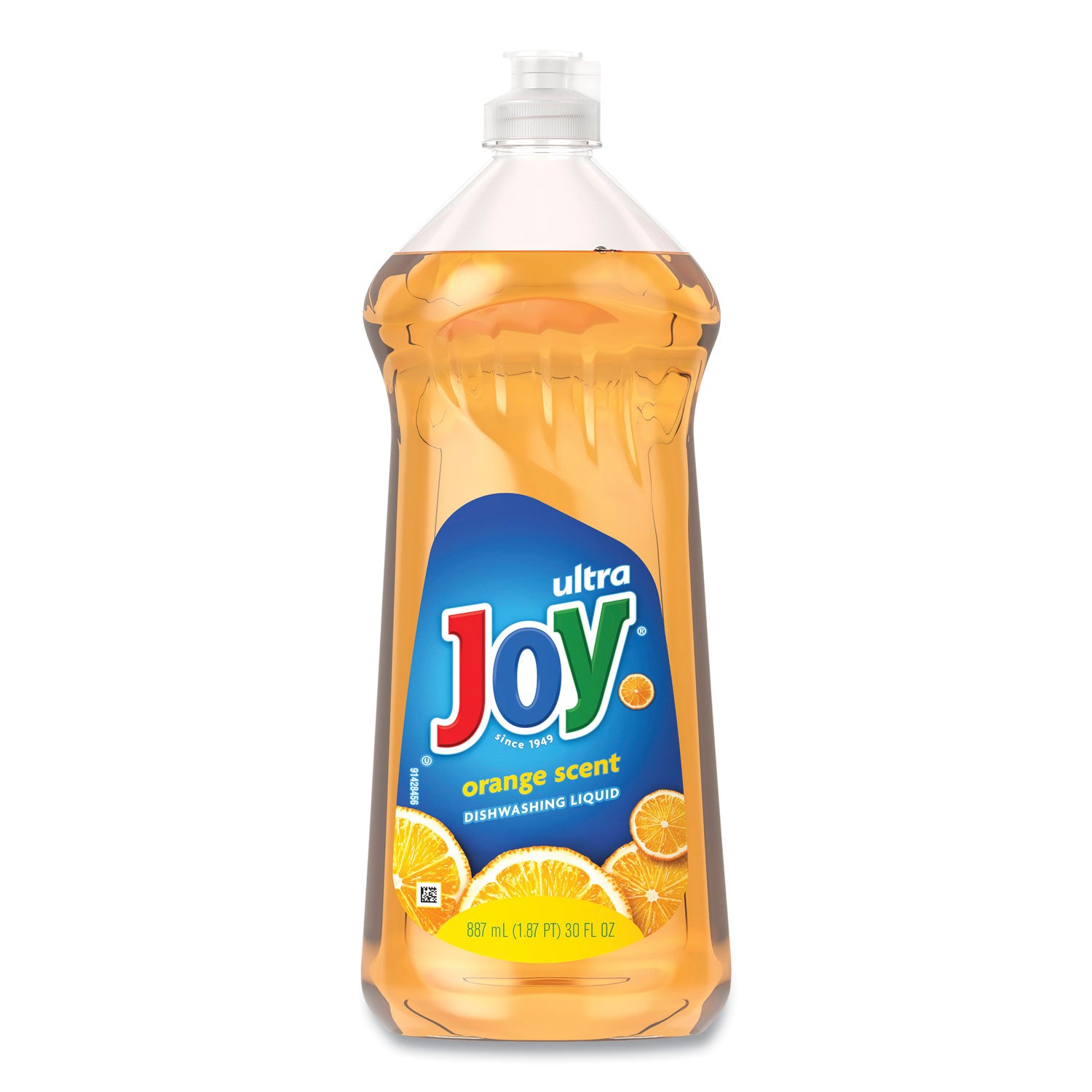 ultra-orange-dishwashing-liquid-orange-scent-30-oz-bottle-10-carton_joy43603 - 1