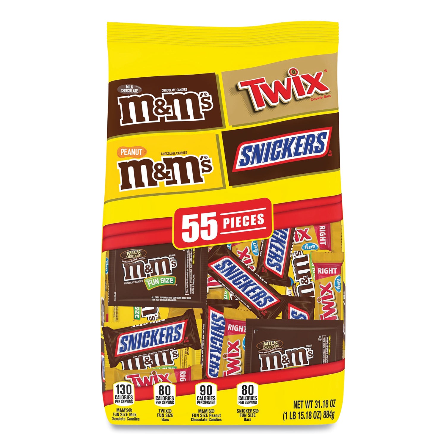 chocolate-favorites-fun-size-candy-bar-variety-mix-3118-oz-bag-55-pieces-ships-in-1-3-business-days_grr22500033 - 1
