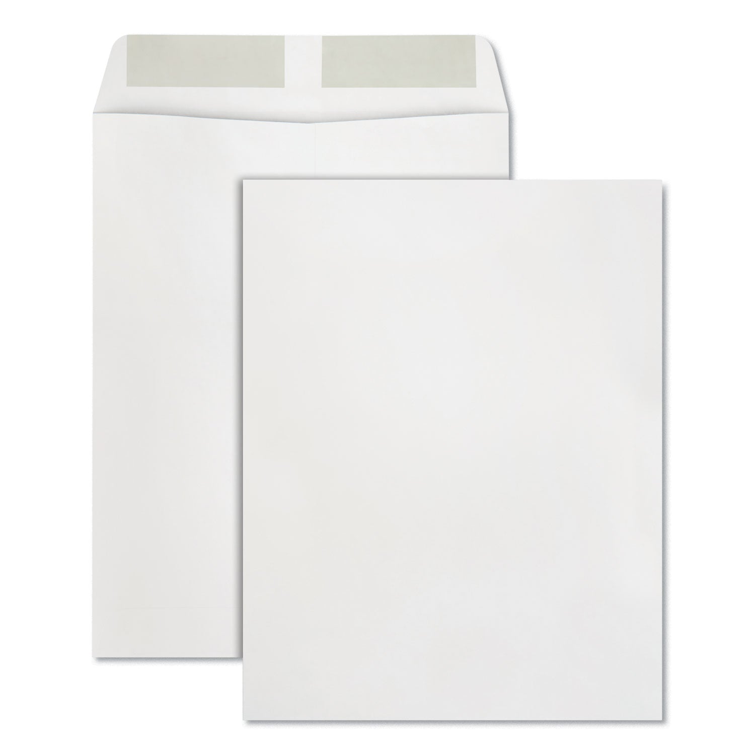 Catalog Envelope, 24 lb Bond Weight Paper, #13 1/2, Square Flap, Gummed Closure, 10 x 13, White, 250/Box - 