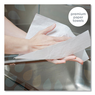 Ultra Soft Hand Towels, POP-UP Box, 1-Ply, 9 x 10, White, 70/Box