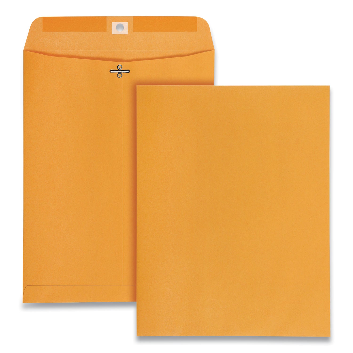 Clasp Envelope, 28 lb Bond Weight Kraft, #97, Square Flap, Clasp/Gummed Closure, 10 x 13, Brown Kraft, 250/Carton - 