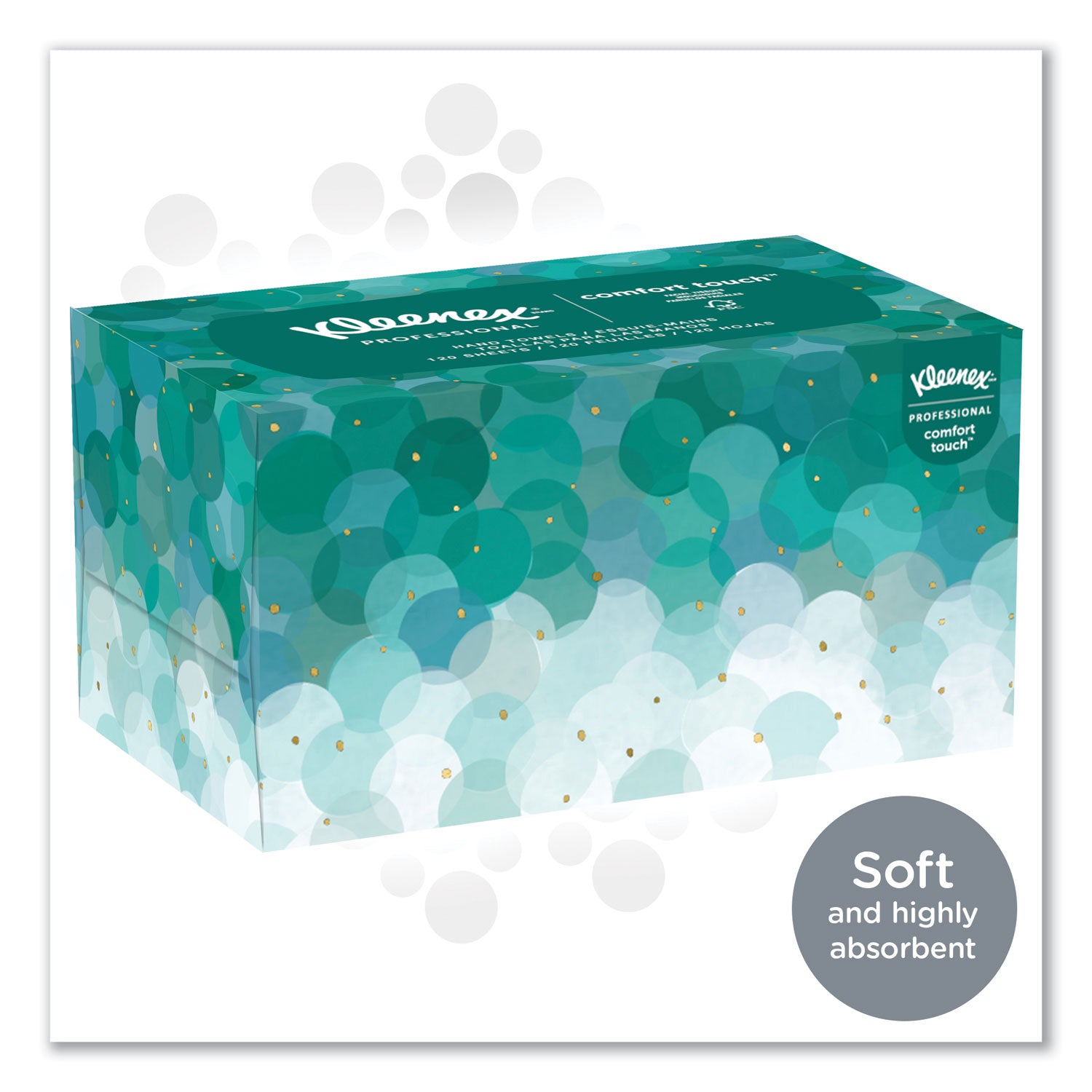 Ultra Soft Hand Towels, POP-UP Box, 1-Ply, 9 x 10, White, 70/Box