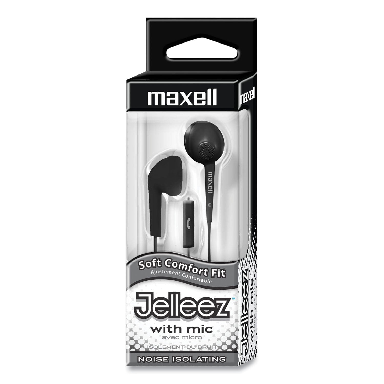 jelleez-earbuds-4-ft-cord-black_max191569 - 2