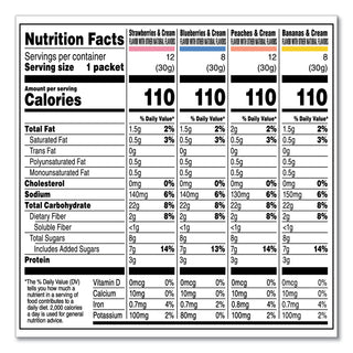 Instant Oatmeal, Assorted Varieties, 1.05 oz Packet, 40/Box, Ships in 1-3 Business Days