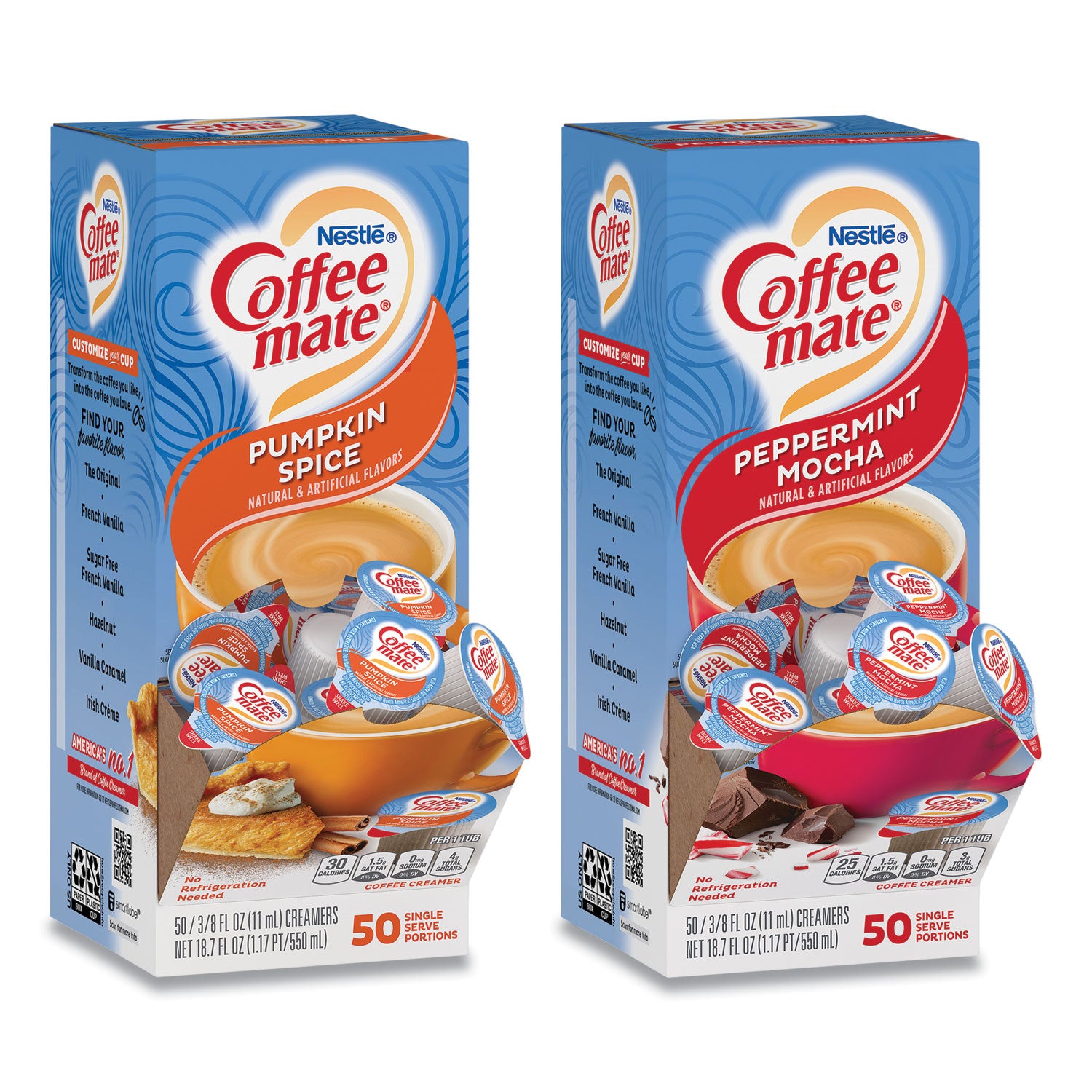 liquid-coffee-creamer-peppermint-mocha-pumpkin-spice-038oz-mini-cups-50-pk-4-pk-ct-ships-in-1-3-business-days_grr70000095 - 2