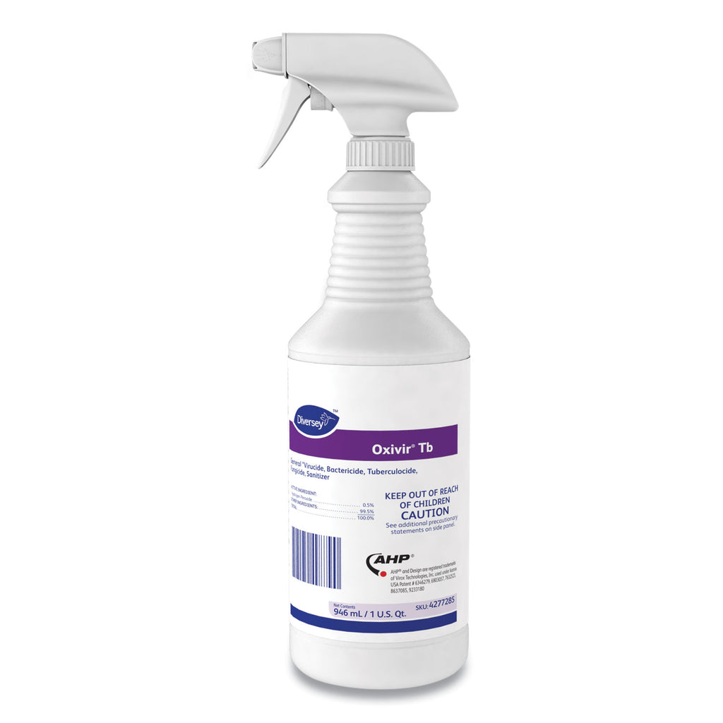 Oxivir TB One-Step Disinfectant Cleaner, 32 oz Bottle, 12/Carton