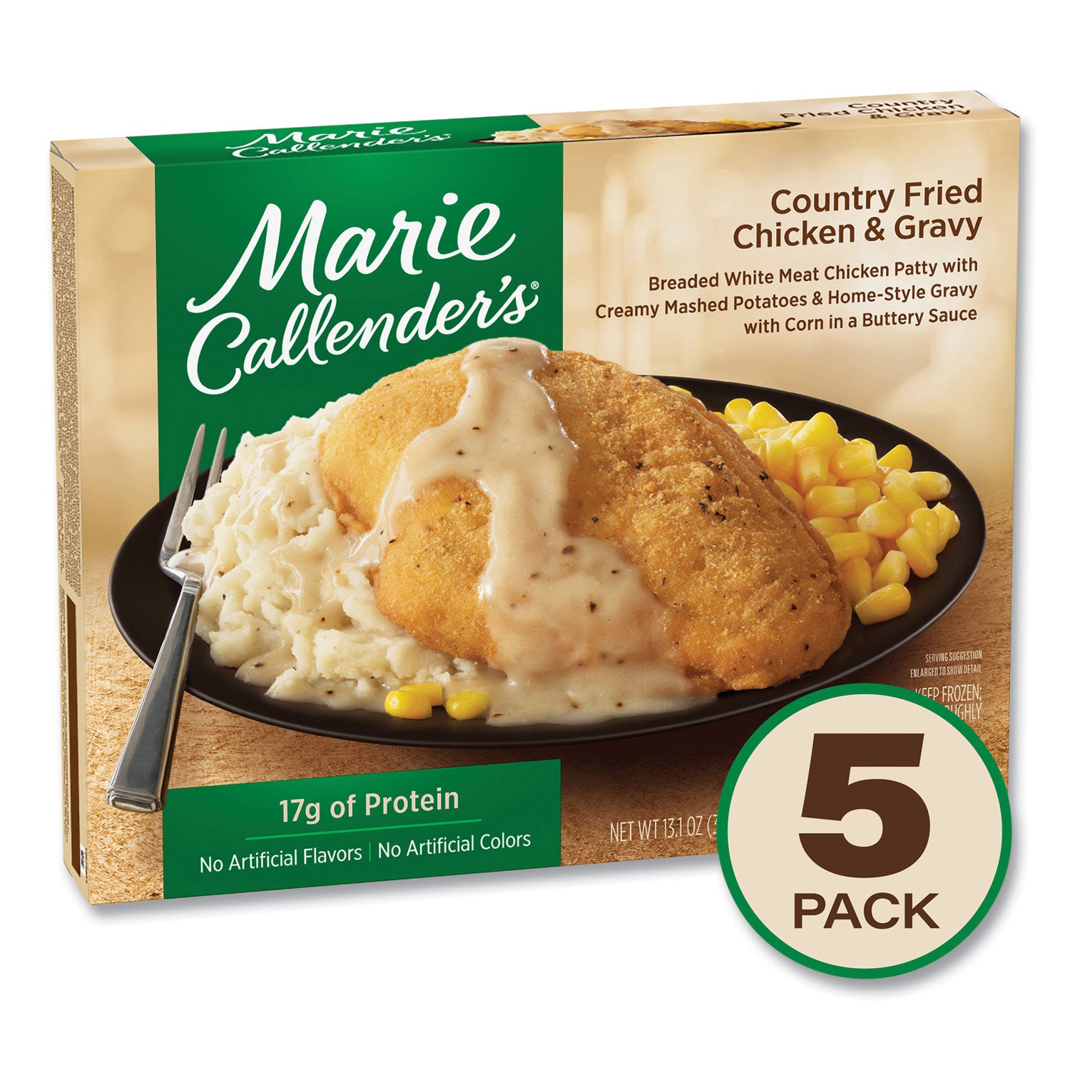 Country Fried Chicken and Gravy, 13.1 oz Bowl, 5/Pack, Ships in 1-3 Business Days