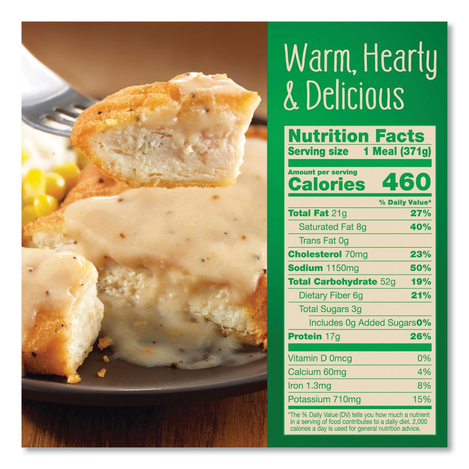 Country Fried Chicken and Gravy, 13.1 oz Bowl, 5/Pack, Ships in 1-3 Business Days